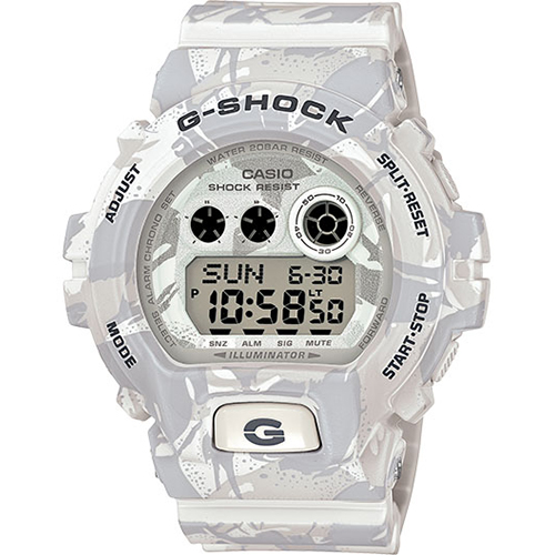 G-SHOCK Camouflage Series Watch White - GDX-6900MC-7