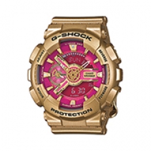 G-Shock Crazy Gold and Pink GMAS-110GD-4A1
